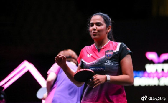 日本选手大藤沙月力克迪亚兹晋级16强