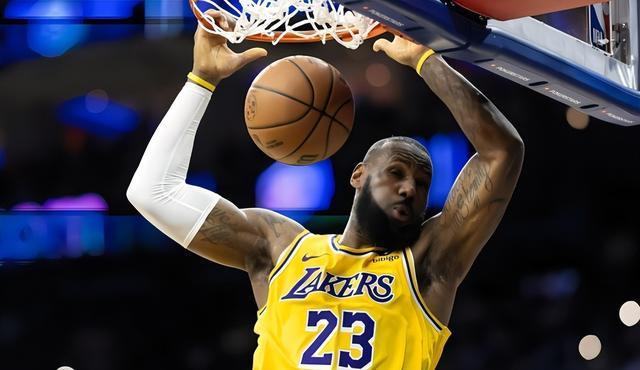 詹姆斯总得分逼近历史第一 面临韦斯特117分差距